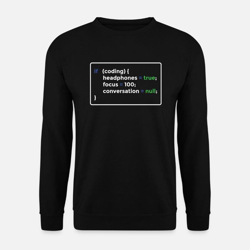 Programmer programming - Unisex Sweatshirt - black