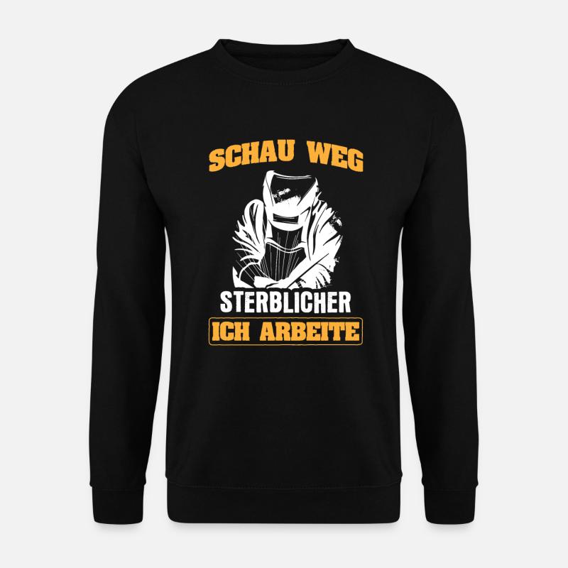 Schweißer Schweißen - Unisex Pullover - Schwarz