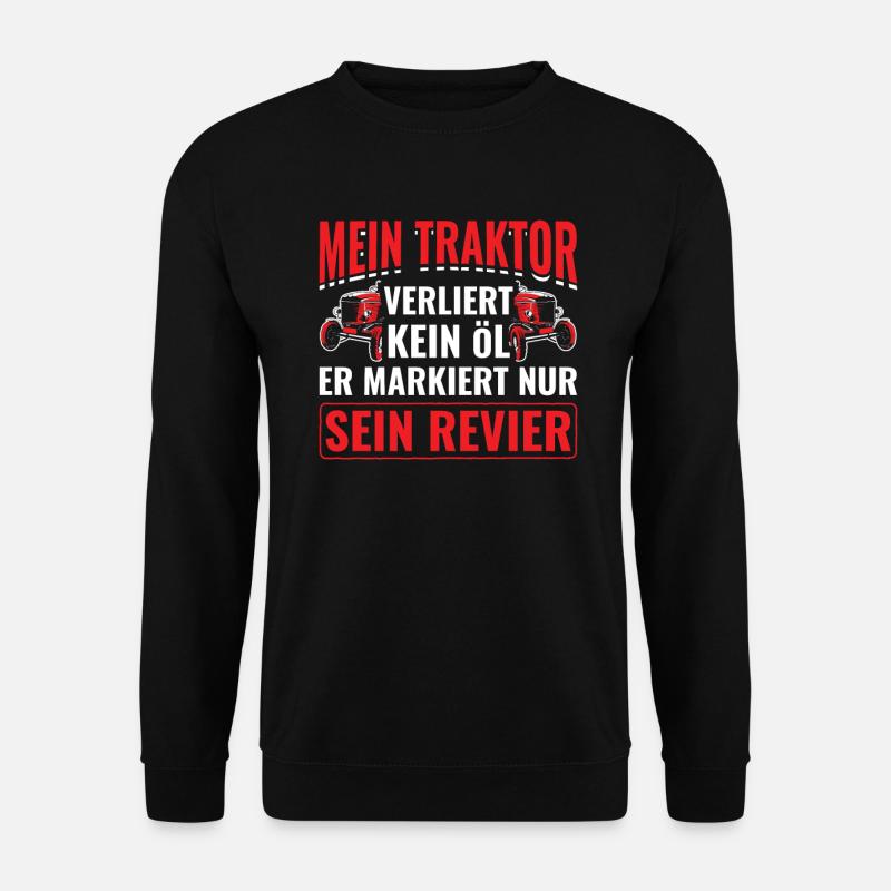 Traktor Bauer Landwirtschaft - Unisex Pullover - Schwarz