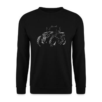 Traktor - Unisex Pullover - Schwarz - Vorne - Alina (178cm) & Michal (187cm)