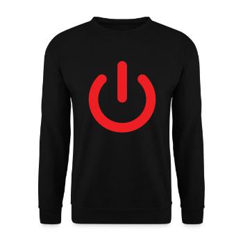 programmer - Unisex Sweatshirt - black - Front - Alina (178cm) & Michal (187cm)