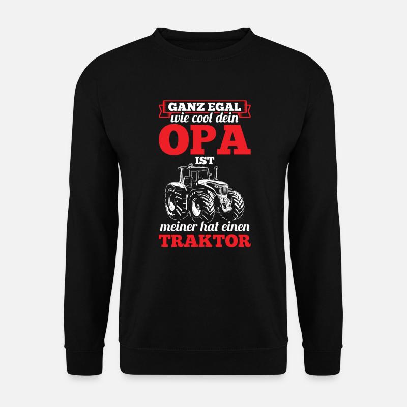 Traktor Landwirtschaft - Unisex Pullover - Schwarz