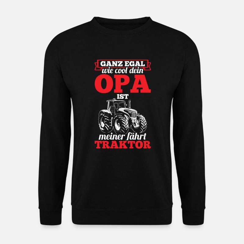 Bauer Traktor Landwirtschaft - Unisex Pullover - Schwarz