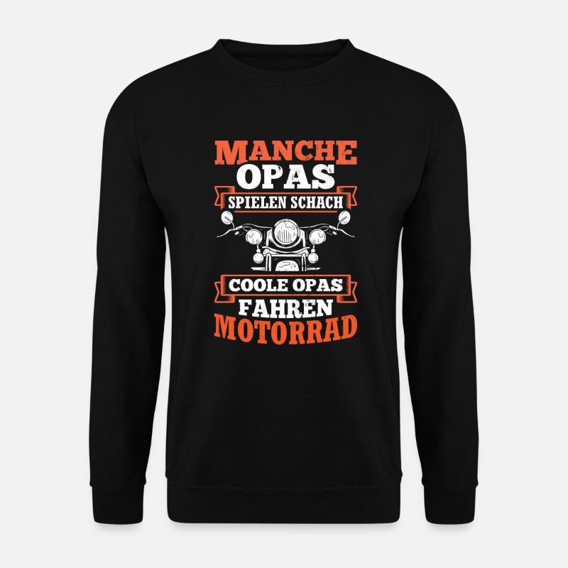 Bike Motorrad Biker - Unisex Pullover - Schwarz