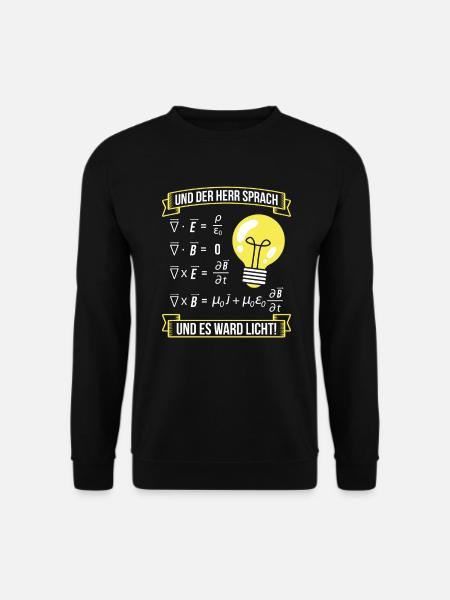 Elektrotechnik Elektriker Strom - Unisex Pullover - Schwarz