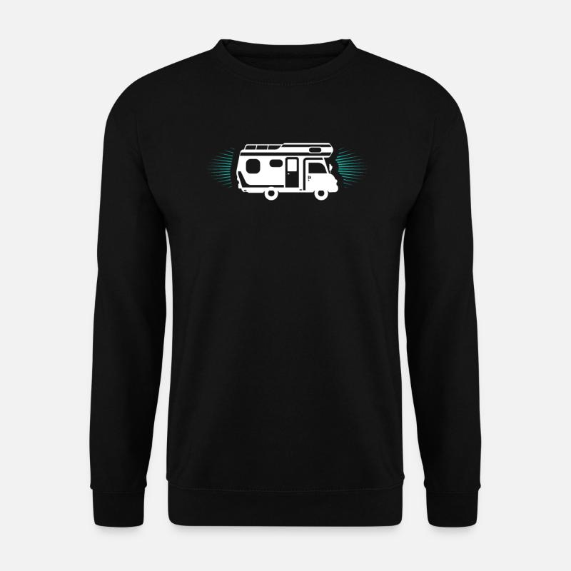 Camping - Unisex Pullover - Schwarz