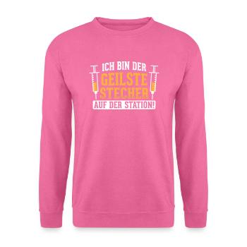 Krankenschwester Krankenhaus Krankenpfleger - Unisex Pullover - Pink - Vorne