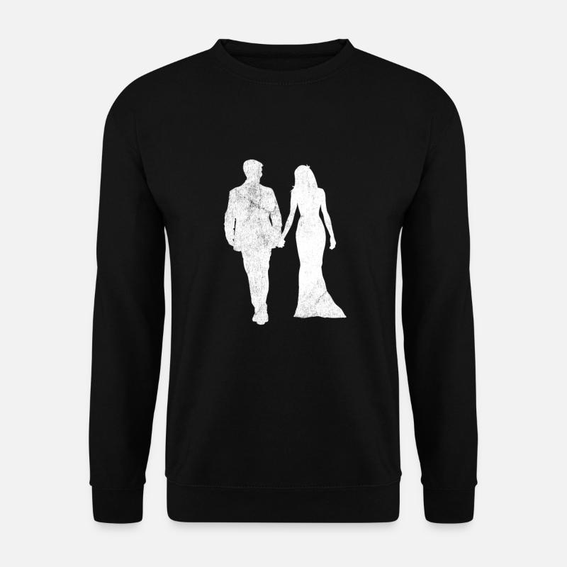 Wedding marriage - Unisex Sweatshirt - black