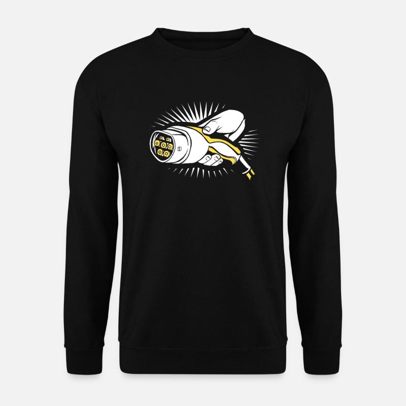 Elektroauto - Unisex Pullover - Schwarz