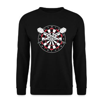 Dart - Sweat-shirt Unisexe - noir - Devant - Alina (178cm) & Michal (187cm)
