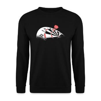 Dart - Sweat-shirt Unisexe - noir - Devant - Alina (178cm) & Michal (187cm)