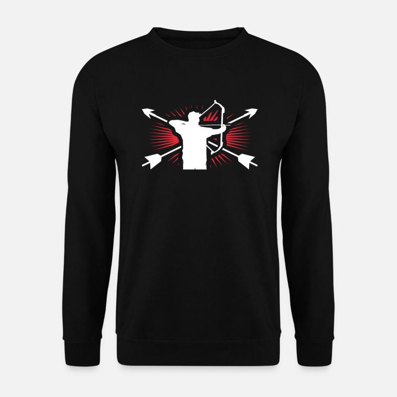 Bogenschießen - Unisex Pullover - Schwarz