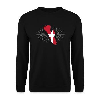 Fanö - Unisex Pullover - Schwarz - Vorne - Alina (178cm) & Michal (187cm)