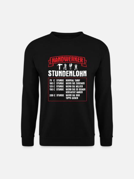 Heimwerker Handwerker Handwerk - Unisex Pullover - Schwarz