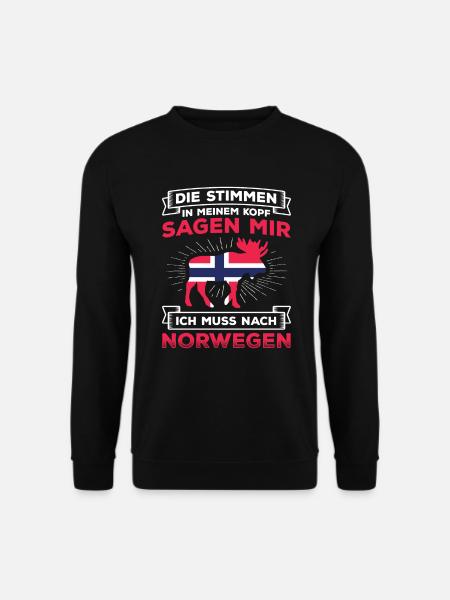 Fishing Norway Scandinavia - Unisex Sweatshirt - black