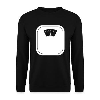 Fitness sport - Unisex Sweatshirt - black - Front - Alina (178cm) & Michal (187cm)