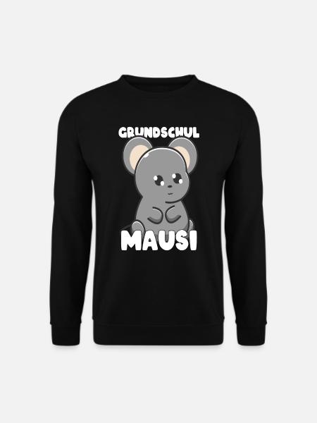 Grundschulmausi Lehramt Grundschule Lehrer - Unisex Pullover - Schwarz
