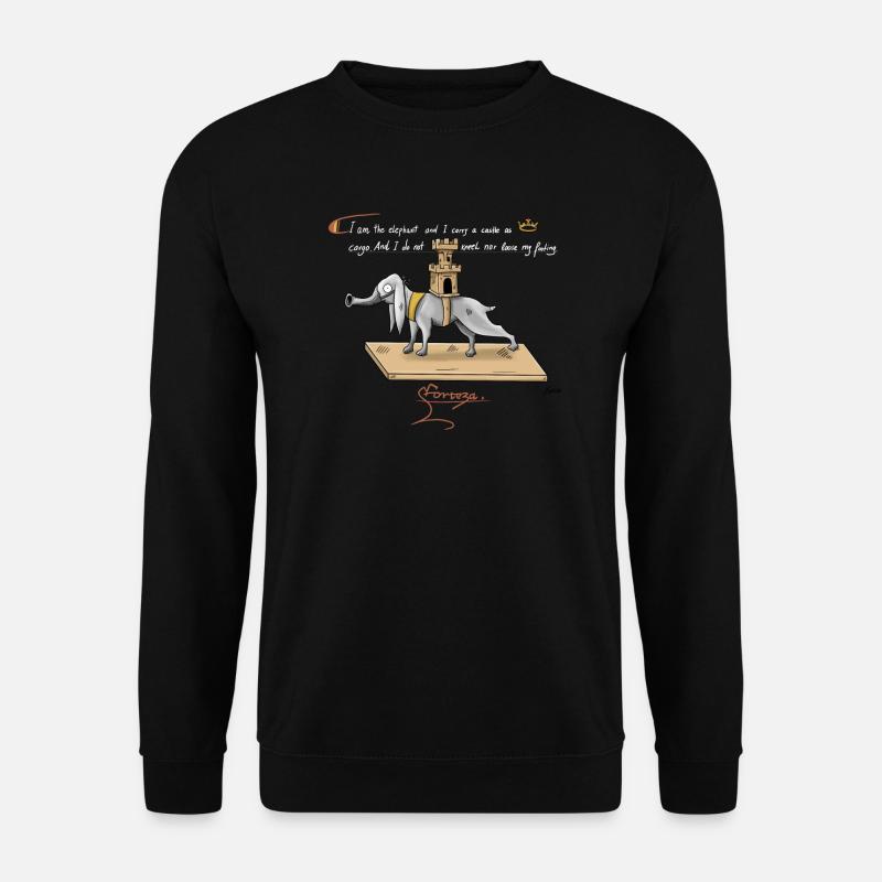 Fior di Battaglia - medieval rabbits edition - Unisex Pullover - Schwarz