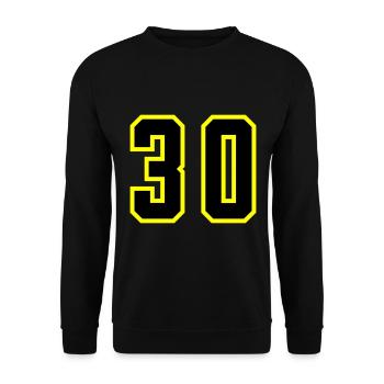 Justaucorps à 30 chiffres - Sweat-shirt Unisexe - noir - Devant - Alina (178cm) & Michal (187cm)