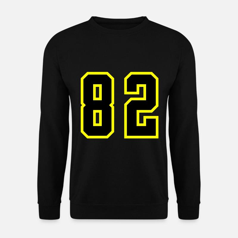 82 Zahl Trikot - Unisex Pullover - Schwarz