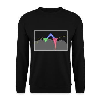 EQ EQUALIZER STUDIO PRODUCER - Unisex Pullover - Schwarz - Vorne - Alina (178cm) & Michal (187cm)