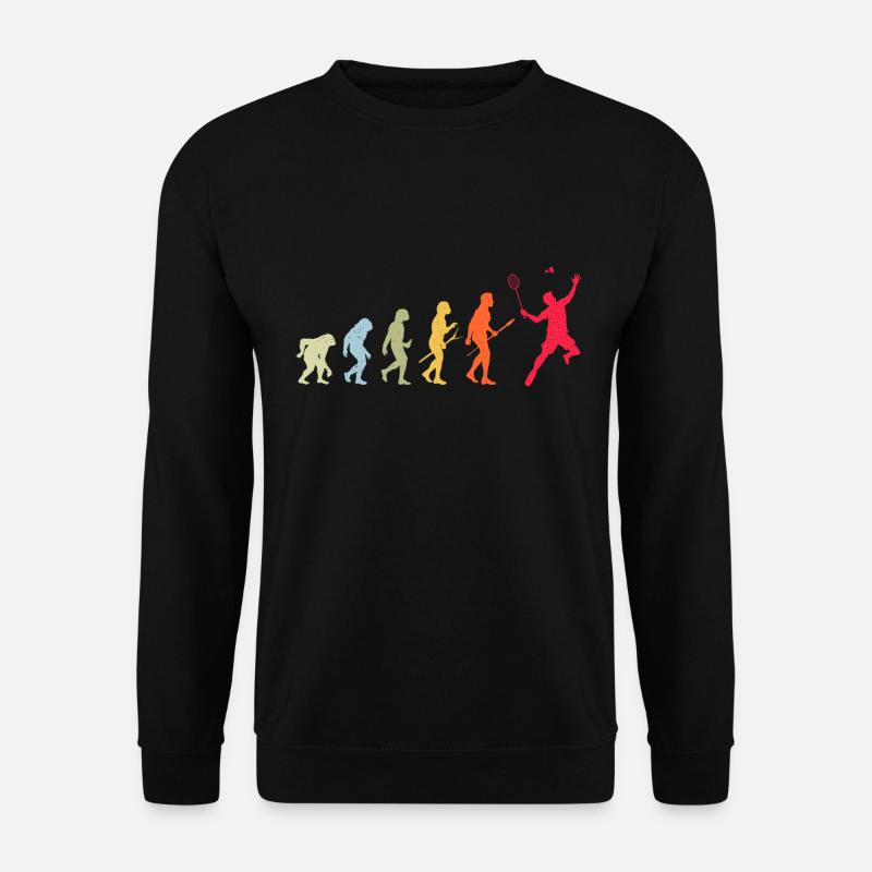 Badminton Evolution - Unisex Pullover - Schwarz
