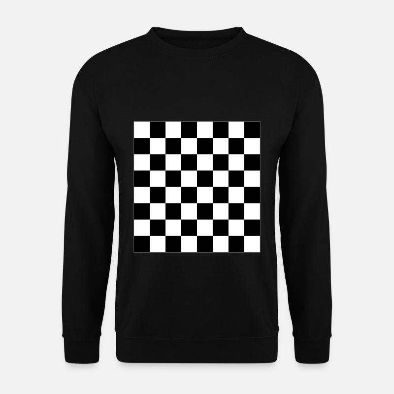 Schach Brett - Vector Design - Unisex Pullover - Schwarz