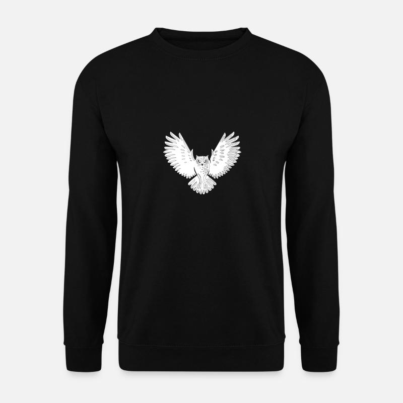 owl - Unisex Sweatshirt - black