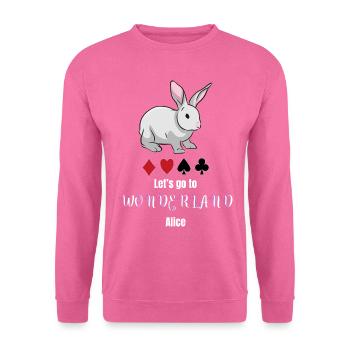 Alice in Wonderland - Unisex Sweatshirt - pink - Front