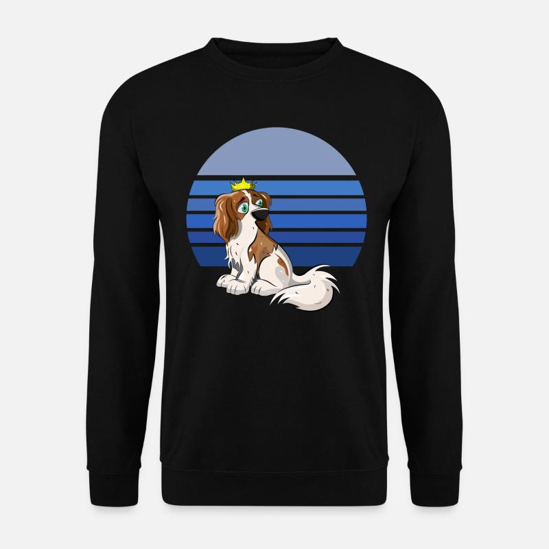 Cavalier Retro Blue - Unisex Sweatshirt - black