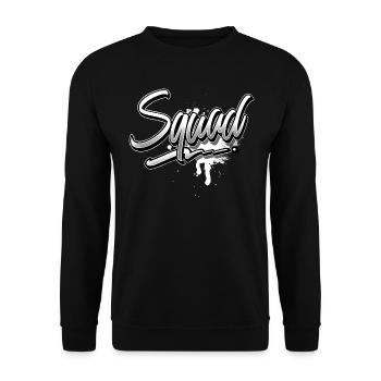 Squad - Unisex Sweatshirt - black - Front - Alina (178cm) & Michal (187cm)