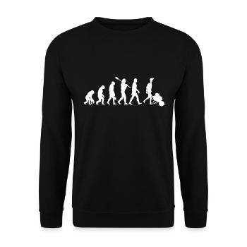 Gardener evolution - Unisex Sweatshirt - black - Front - Alina (178cm) & Michal (187cm)