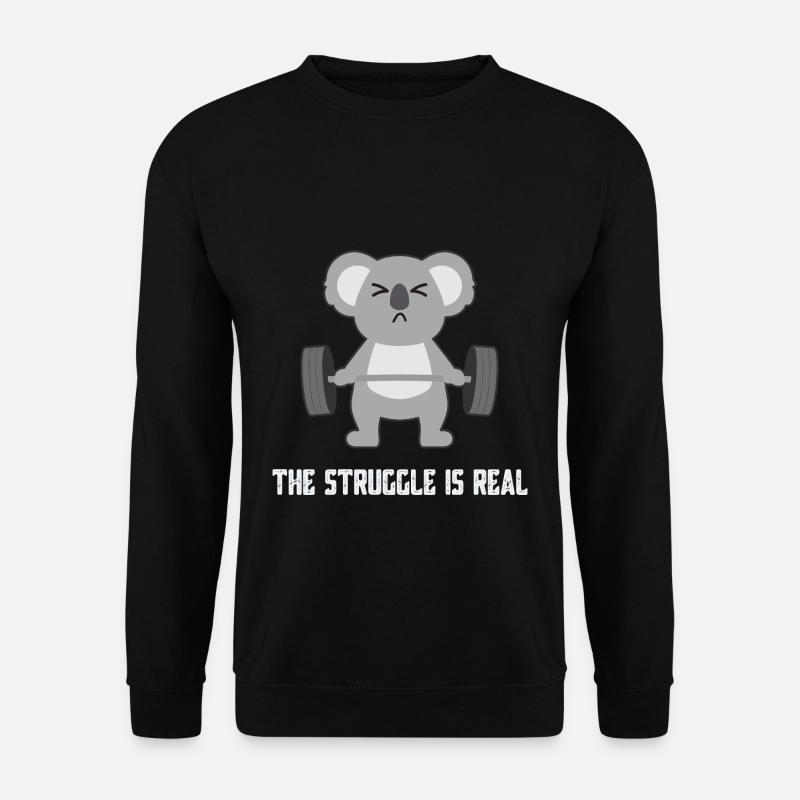 Soulevé de terre - Sweat-shirt Unisexe - noir