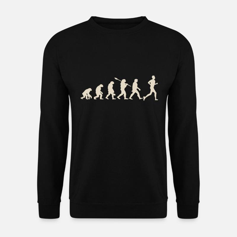Evolution of the marathon - Unisex Sweatshirt - black
