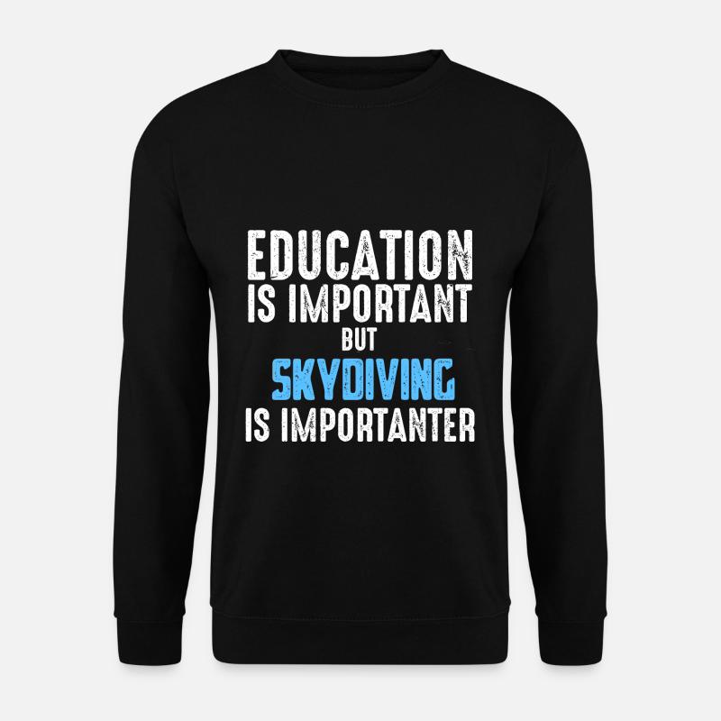 Skydiving - Unisex Pullover - Schwarz