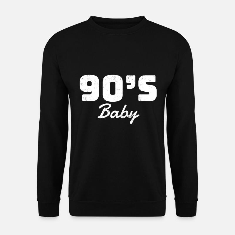 90er Jahre - Unisex Pullover - Schwarz