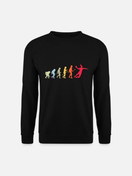 Handball Handballerin Frauen Handball Evolution - Unisex Pullover - Schwarz
