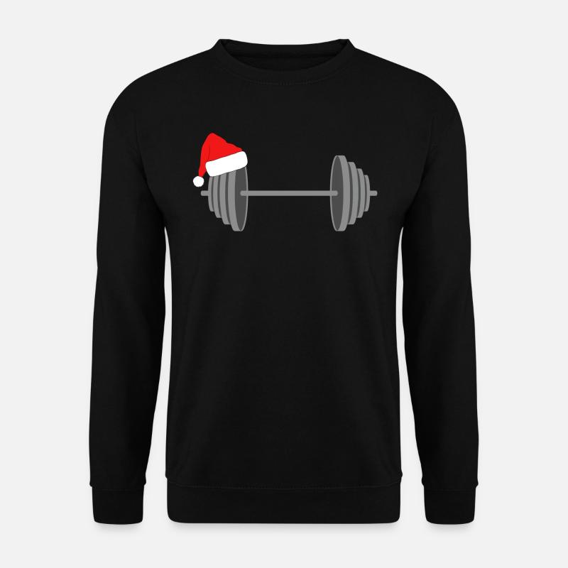 Christmas Workout - Unisex Sweatshirt - black