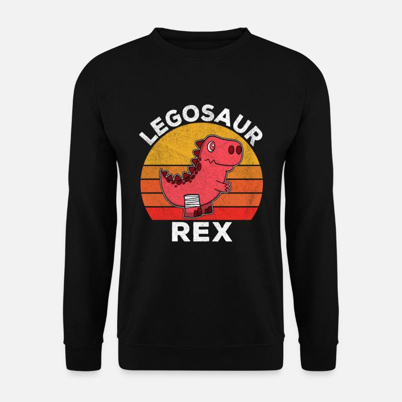 Dinosaur Broken Leg Good Recovery T Rex - Unisex Sweatshirt - black