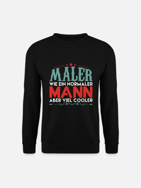 maler aber viel cooler - Unisex Pullover - Schwarz
