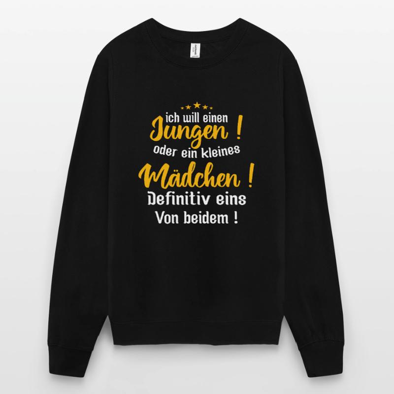 Kleiner Junge | ich will einen jungen oder ein Unisex Pullover