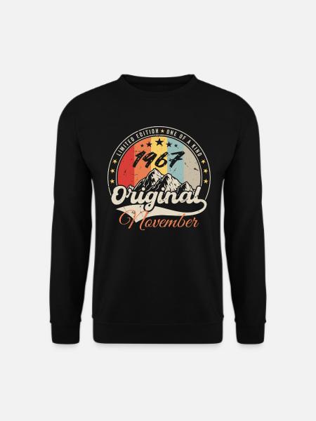 Geburtstagsgeschenk, Jahrgang Geboren im November 1967 - Unisex Pullover - Schwarz