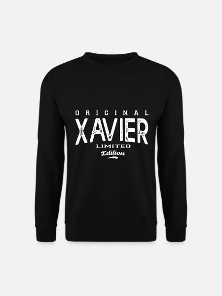 Xavier Tshirt personnalisé prénom xavier - Sweat-shirt Unisexe - noir