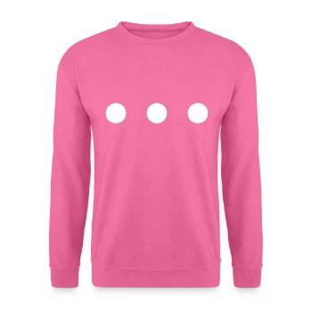 Drei Punkte - Unisex Pullover - Pink - Vorne