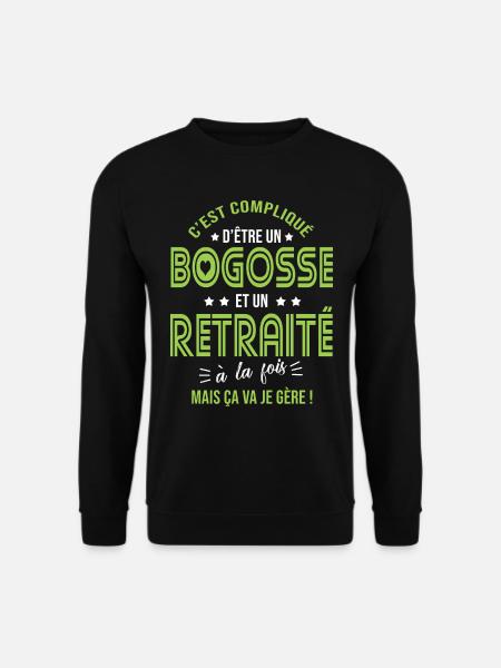 Cadeau retraite papa retraite homme retraité - Sweat-shirt Unisexe - noir