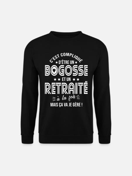 Cadeau retraite papa retraite 2022 retraité - Sweat-shirt Unisexe - noir