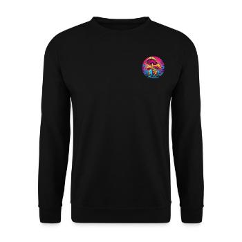 PILZ - Unisex Pullover - Schwarz - Vorne - Alina (178cm) & Michal (187cm)