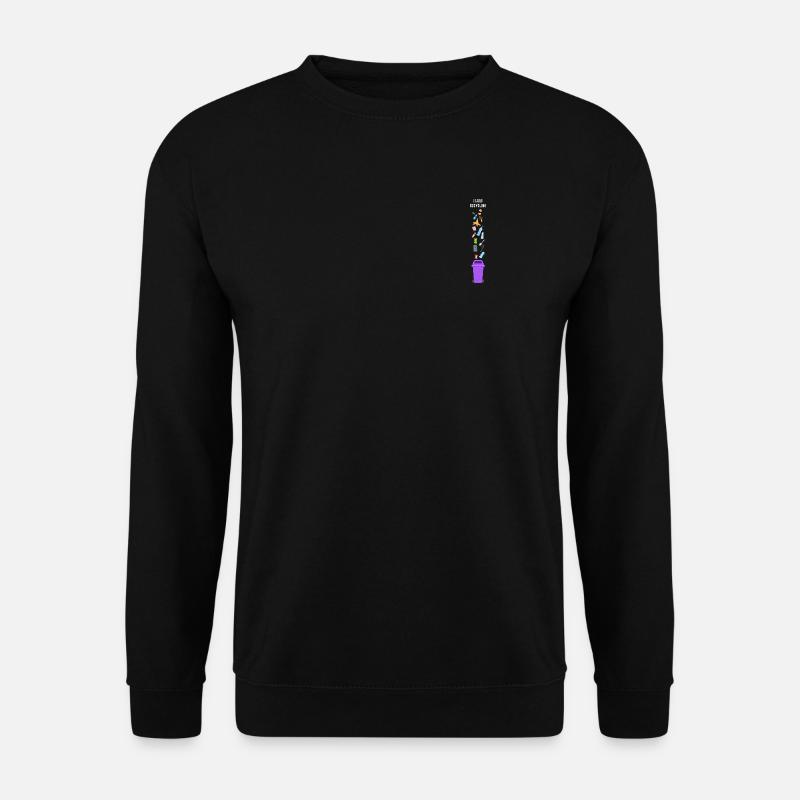 i love Recycling - Unisex Pullover - Schwarz