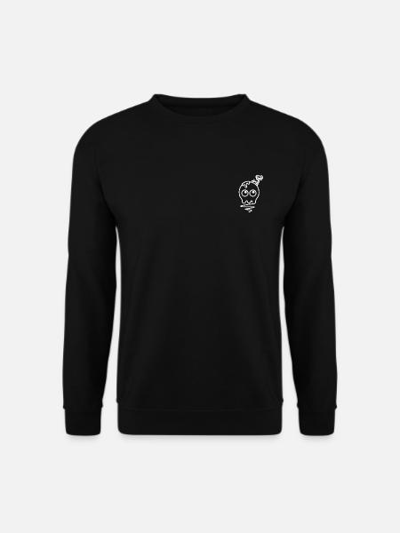 Skull Island (white) - Unisex Sweatshirt - black