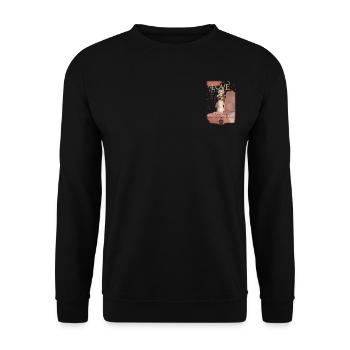 Love like a Challenge - Unisex Pullover - Schwarz - Vorne - Alina (178cm) & Michal (187cm)